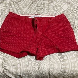 Red shorts